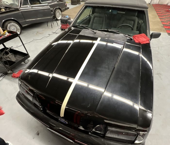ford mustang single stage paint correction