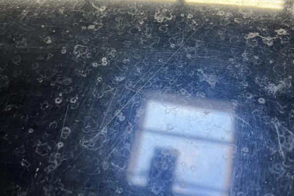 chemical etching on car paint